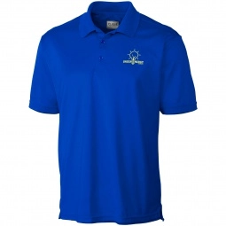 Royal Blue Clique Pique Custom Polo Shirts - Men's