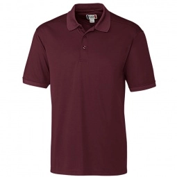 Bordeaux Clique Pique Custom Polo Shirts - Men's 