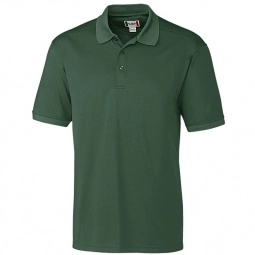 Bottle Green Clique Pique Custom Polo Shirts - Men's 