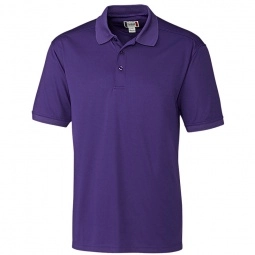 College Purple Clique Pique Custom Polo Shirts - Men's 