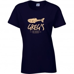 Gildan 100% Cotton 5.3 oz. Logo T-Shirt - Women's - Colors
