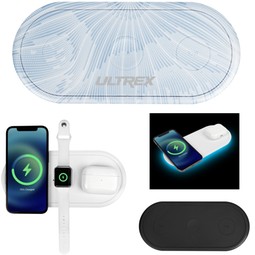 Group - Eco 3-in-1 Recycled Custom Wireless Charger