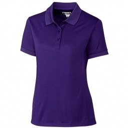 College Purple Clique Pique Custom Polo Shirts - Women's 