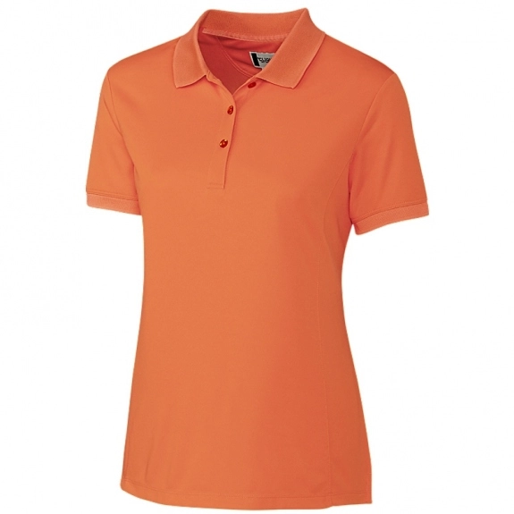 Orange Clique Pique Custom Polo Shirts - Women's 