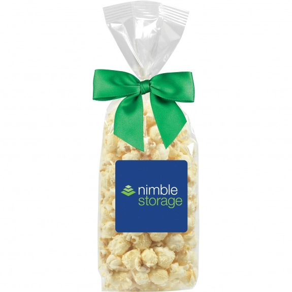 Full Color Gourmet Popcorn Custom Gift Bag - White Cheddar Truffle