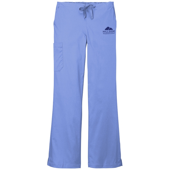 Ceil blue - WonderWink&#174; WorkFlex&#153; Custom Flared Cargo Pants - Wom