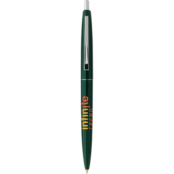 Forest green BIC Clic Promotional Pen