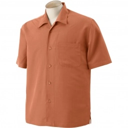 Nectarine Harriton Barbados Textured Custom Camp Shirt - Men's