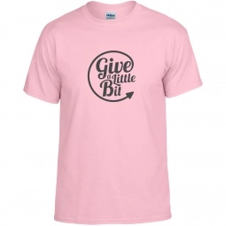 Light Pink Gildan DryBlend 50/50 Logo T-Shirt - Colors