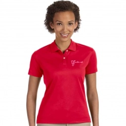 Devon & Jones® Pima-Tech Logo Polo Shirts - Women's