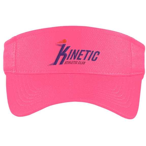 Bright pink - Sport-Tek&#174; PosiCharge&#174; RacerMesh&#174; Logo Visor