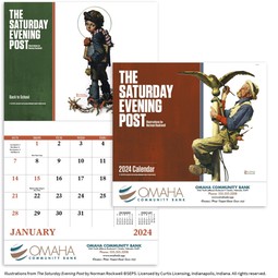 Saturday Evening Post - 13 Month Custom Calendar