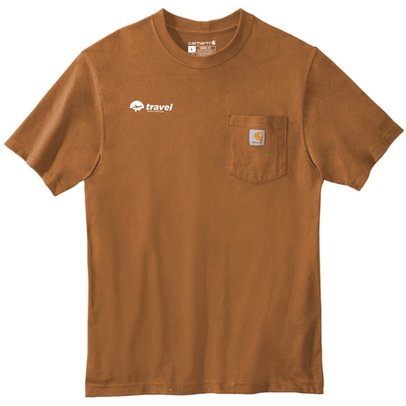 Carhartt brown - Carhartt&#174; Workwear Custom Short Sleeve Pocket T-Shirt