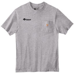 Heather gray - Carhartt&#174; Workwear Custom Short Sleeve Pocket T-Shirt