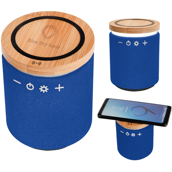 Royal blue - Ultra Sound Custom Logo Speaker & Wireless Charger