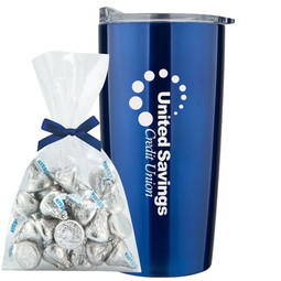 Insulated Branded Tumbler w/ Hershey's® Kisses