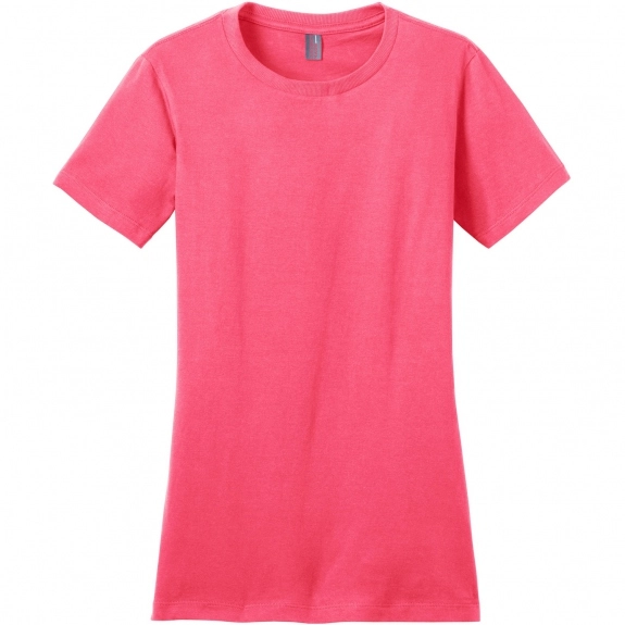Neon Pink District Concert Logo T-Shirt - Juniors - Colors
