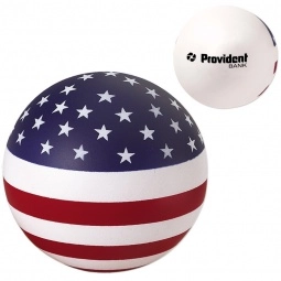 USA Round Patriotic Custom Stress Ball