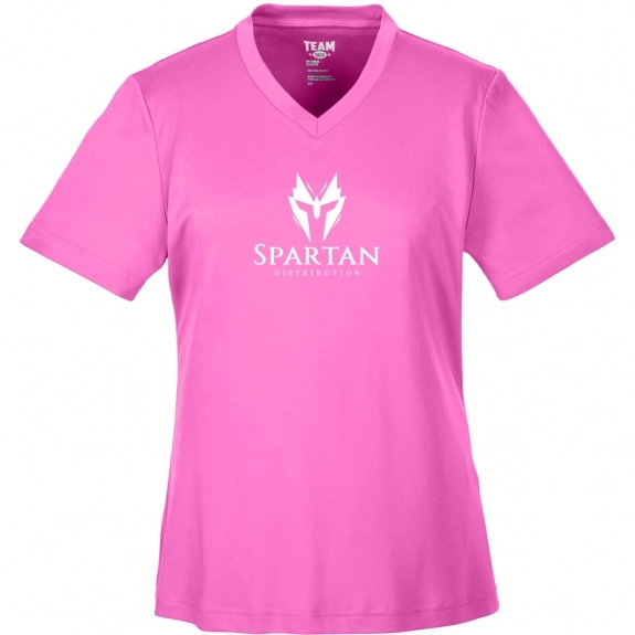 Team 365 Zone Performance Custom T-Shirt - Women's - Sport Charity Pink