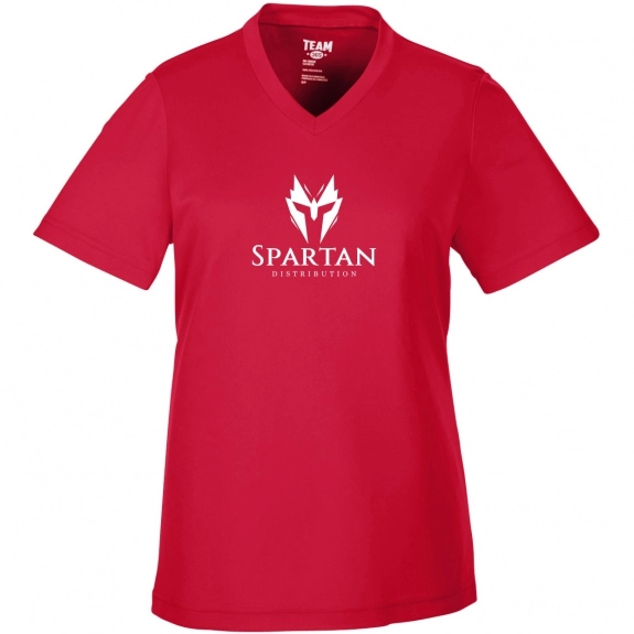 Team 365 Zone Performance Custom T-Shirt - Women's - Sport Scarlet Red