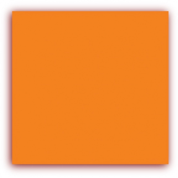 Neon Orange Custom Post-it Notes - 25 Sheets - 3" x 3"