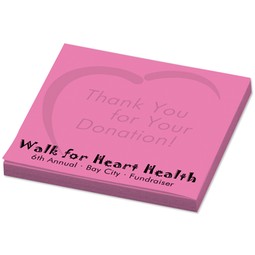 Neon Custom Post-it Notes - 25 Sheets - 3"w x 3"h