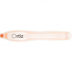 Orange - Travel Size Promotional Toothbrush in Folding Case
