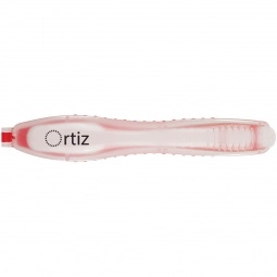 Red - Travel Size Promotional Toothbrush in Folding Case