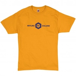 Gold Hanes ComfortSoft Promotional T-Shirt - Colors