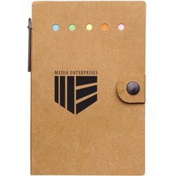 Natural - Small Snap Custom Notebook w/ Desk Essentials