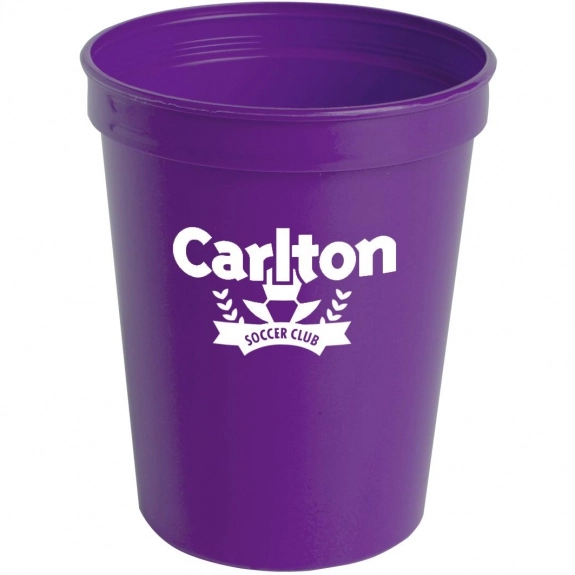 Purple Promotional Stadium Cup - 16 oz.