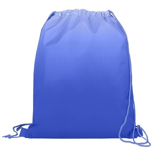 Royal - Ombre Custom Drawstring Bag - 13.5"w x 16.5"h