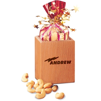 Promotional Go nuts for these delicious extra fancy jumbo cashews in a beautiful pen holder.