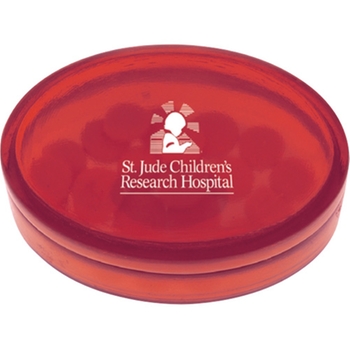 Oval Pill Box Promotional Customized with Logo