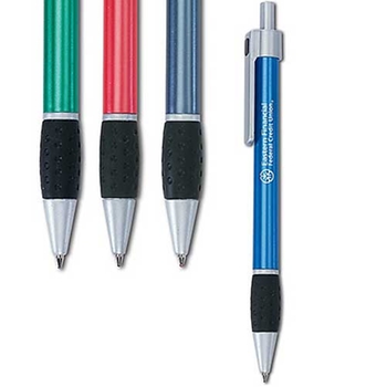 Promotional A shiny easy-to-grip pen.