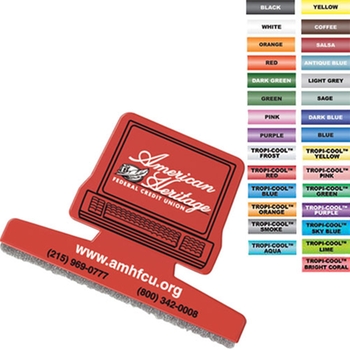 Promotional This soft cleaning brush gently removes dust from computer monitor screens and most glass surfaces.
