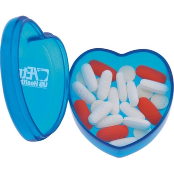 Heart Pill Box Promotional Customized with Logo