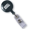 Promotional Retractable Badge Holder Clip - Round with Logo