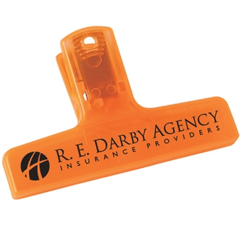 Promotional This handy bag clip has tons of colors available and will keep your logo visible at home or at the office.
