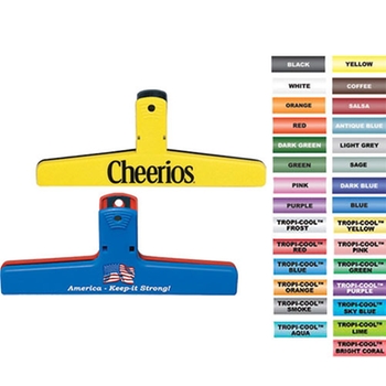 Promotional This handy clip will keep your logo visible at home or at the office.