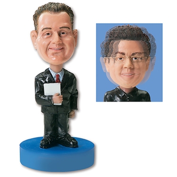 Promotional Reward your clients and employees with the company face on a bobblehead!