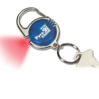 High-Tech Chrome Lighted Key Tag