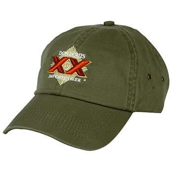 Laundered Chino Twill Unstructured Cap with Antique Gold Side Eyelets Promotional Customized with Logo