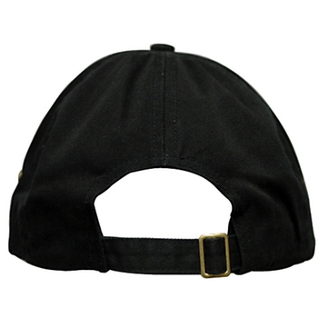 Laundered Chino Twill Unstructured Cap with Antique Gold Side Eyelets