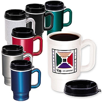 Promotional Fits virtually every automobile cup holder and comes with a lid.