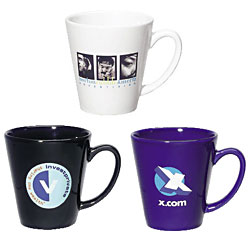 Promotional Promotional slanted style mug.