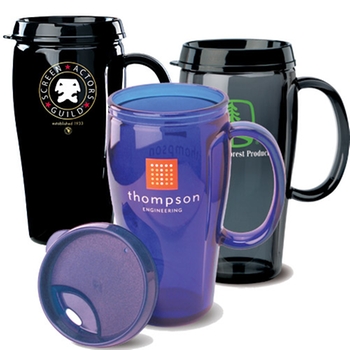 Promotional The ultimate travel mug is an elegant way to display your logo.