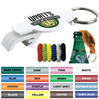 Promotional A round imprint area makes this Beverage Wrench ™ an even better billboard for your logo.