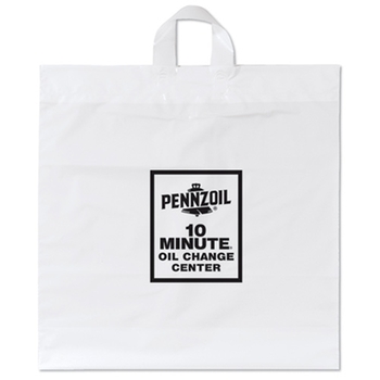 Promotional People will get carried away with your message when it's on this comfortable soft loop handle bag.