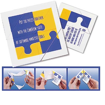 Promotional Challenging puzzle - doubles as a coaster or paperweight.